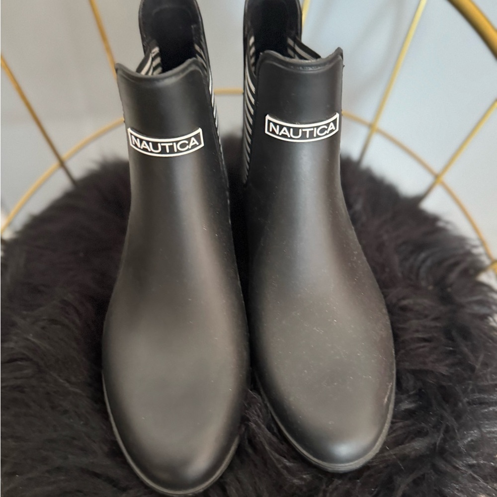Nautica Black Waterproof Boots